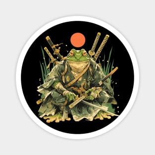 samurai frog Magnet